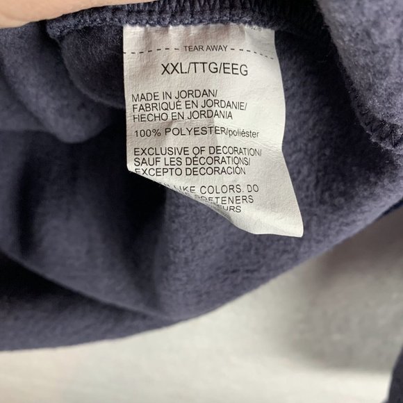 Under Armour Sweatshirt Men's 2XL Blue Polyester Snap Henley Fleece-Lined 6642 - Picture 7 of 9